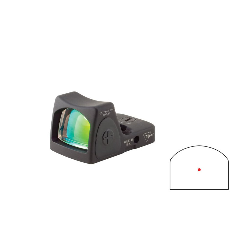 Приціл коліматорний Trijicon RMR Type 2 Red Dot Sight 3.25 MOA Red Dot, Adjustable