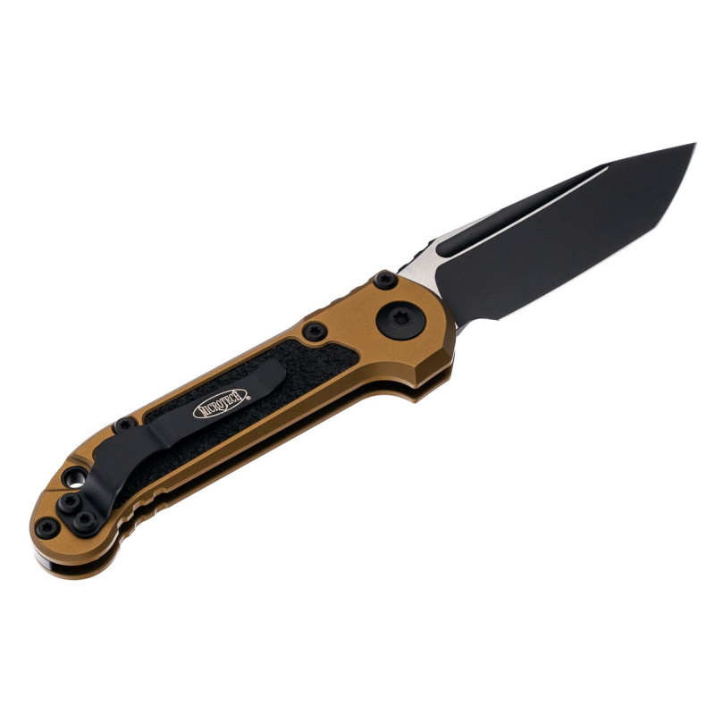 Нож Microtech L.U.D.T. S/E Gen III,  черный клинок, танто, рукоять tan