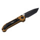 Нож Microtech L.U.D.T. S/E Gen III,  черный клинок, танто, рукоять tan