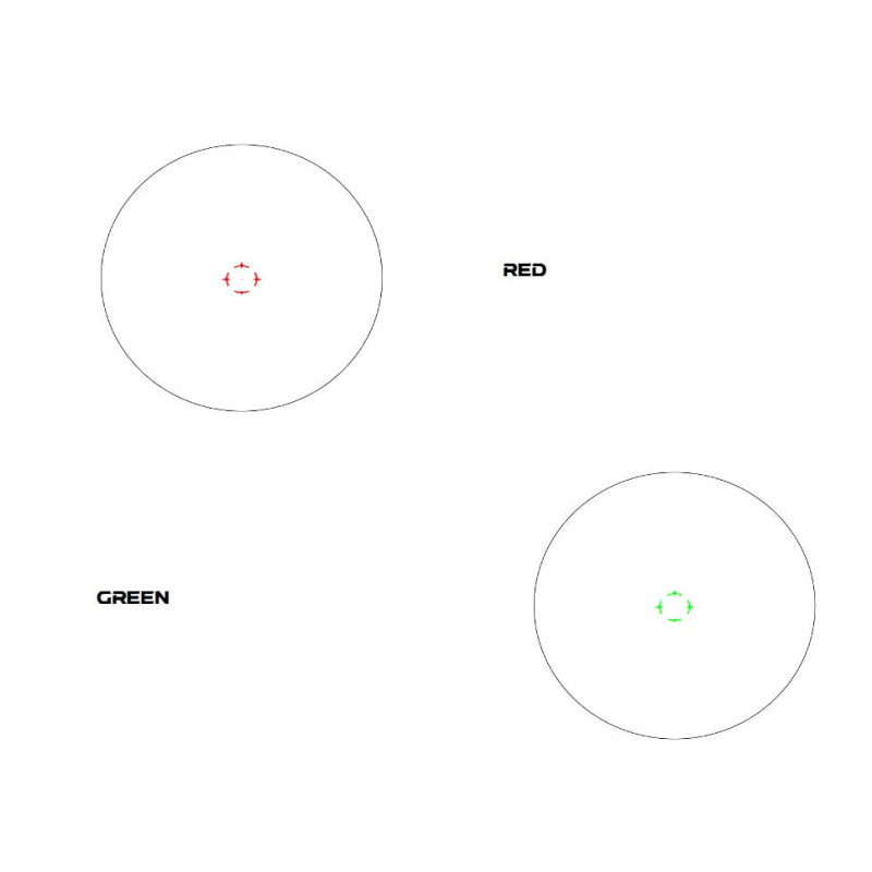 Прицел призматический Vector Optics Paragon 1x18 X-Micro Red and Green reticle