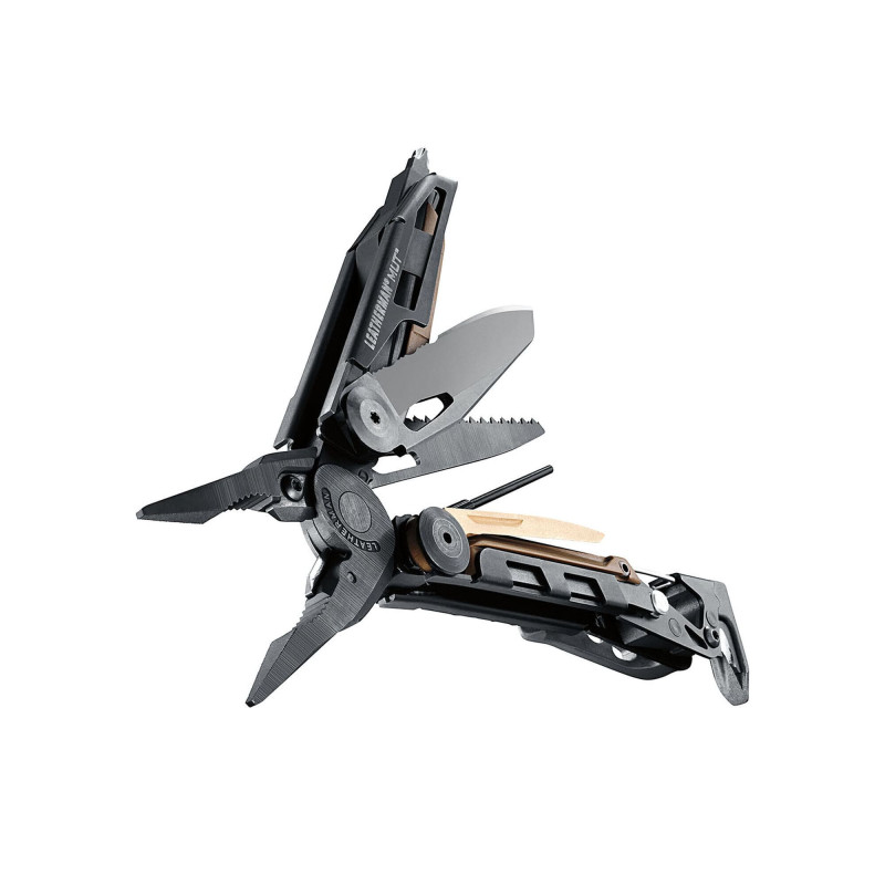 Мультиинструмент Leatherman MUT Black, чехол нейлоновый Molle (олива), sight adjuster