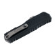 Нож Microtech Cypher II D/E OTF, Apoc, черная рукоять