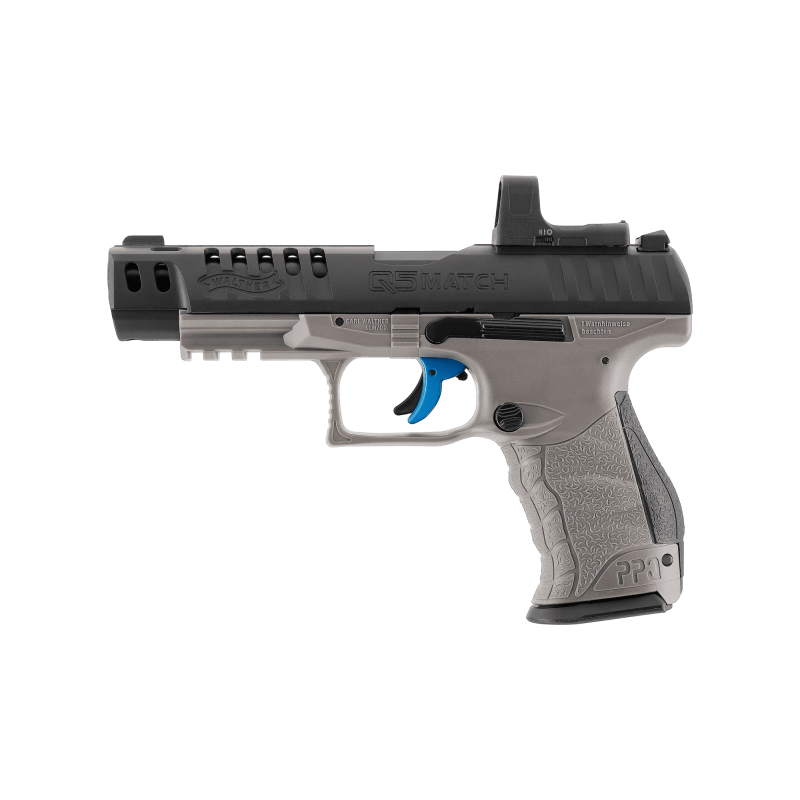 Пневматический пистолет Umarex Walther Q5 Match Combo 5" SET Blowback кал.4,5 мм