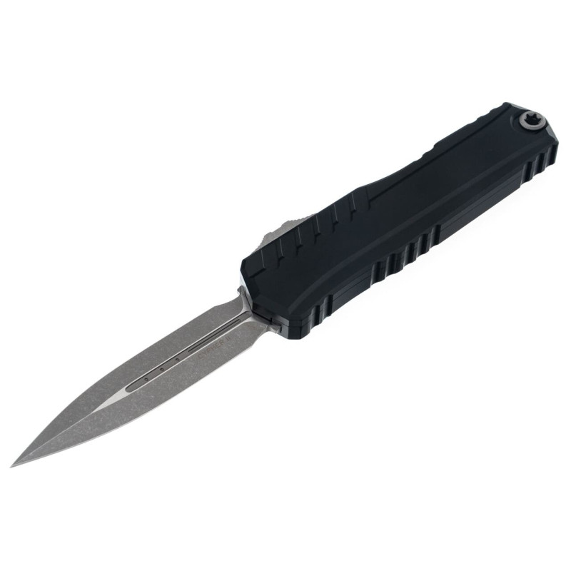 Нож Microtech Cypher II D/E OTF, Apoc, черная рукоять