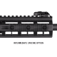 Планка Пикатинни Magpul Polymer 9 Slots M-Lok System - Black