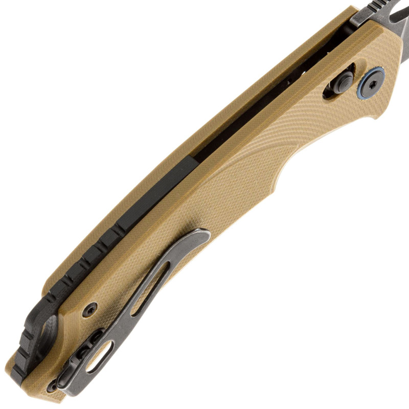 Нож SRM Retreiver 9201-GW, D2, G10, черно-песочный