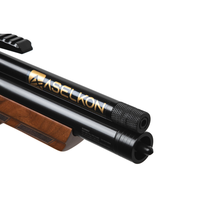 Пневматическая Редукторная PCP винтовка  Aselkon MX10-S Wood  кал. 4.5 дерево
