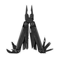Мультиинструмент LEATHERMAN Surge BLACK, синтетический чехол, картонная коробка