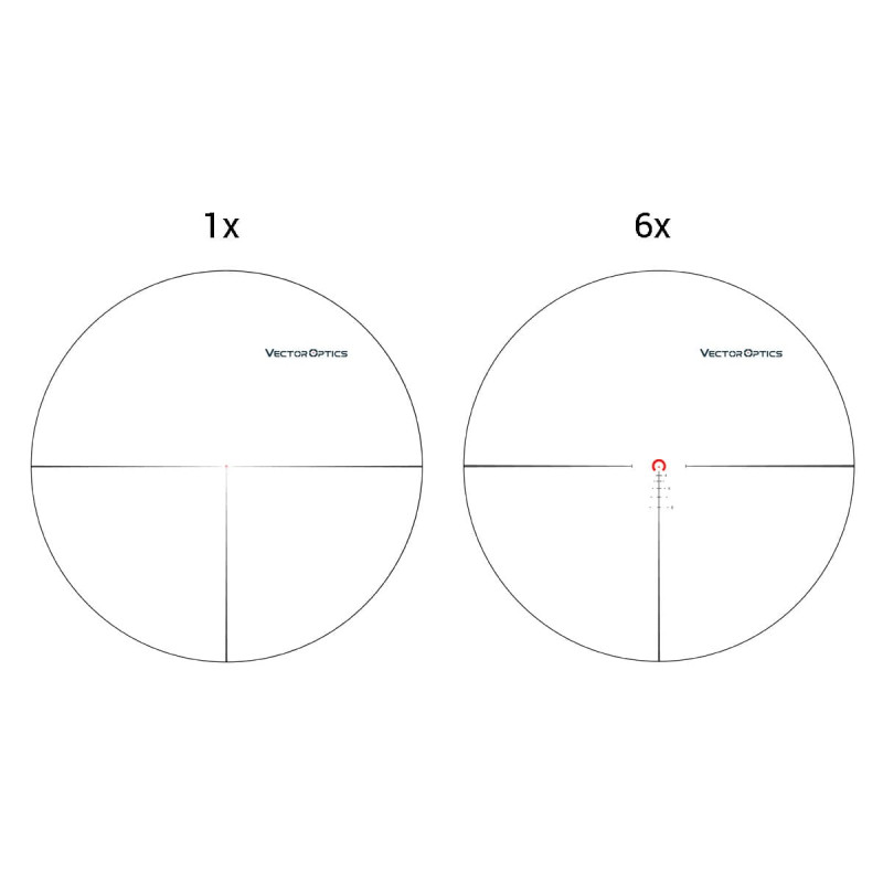 Прицел оптический Vector Optics Continental 1-6x28 (34mm) illum. FFP Tactical
