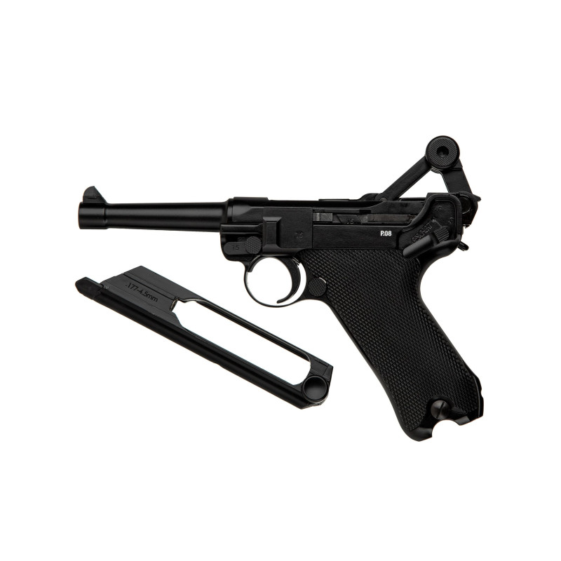 Пневматический пистолет Umarex Legends Luger P08 Blowback кал. 4,5 мм