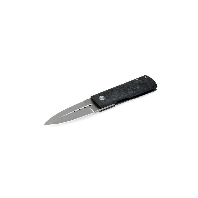 Нож Maserin Daga, Elmax, fat carbon, черный