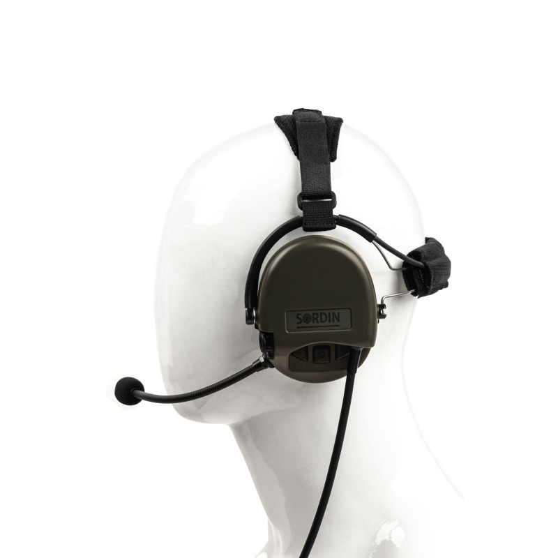 76332-06-S Навушники Sordin Supreme MIL CC Neckband Green PVC