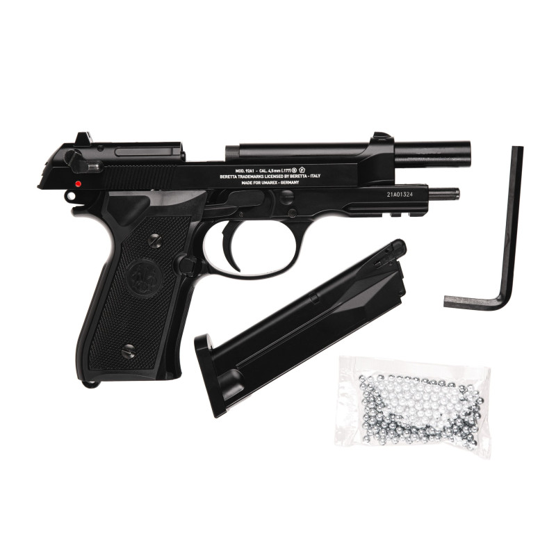 Пневматический пистолет Umarex Beretta Mod. M92 A1 Blowback кал. 4,5 мм (с затворной задержкой)