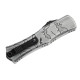 Нож Microtech Hera II Mini D/E OTF, Signature Brushed Metal Bats