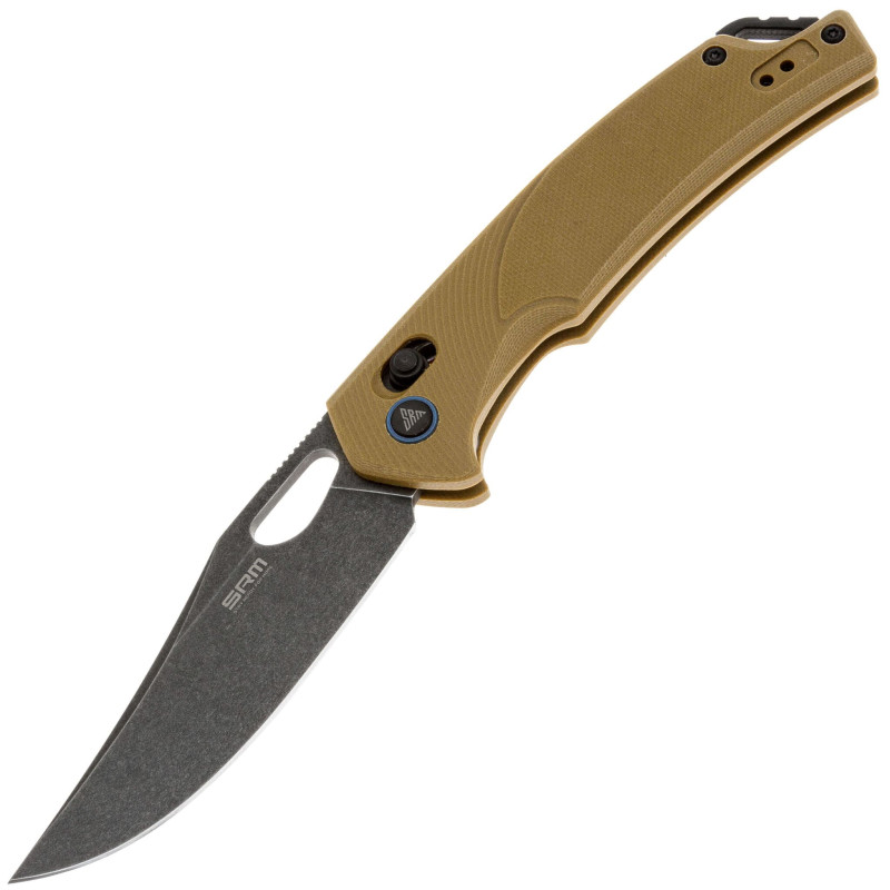 Нож SRM Retreiver 9201-GW, D2, G10, черно-песочный