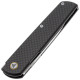 Нож SRM Qrick 408L-KB, Sandvik 14C28N, G10 + carbon fiber, черный