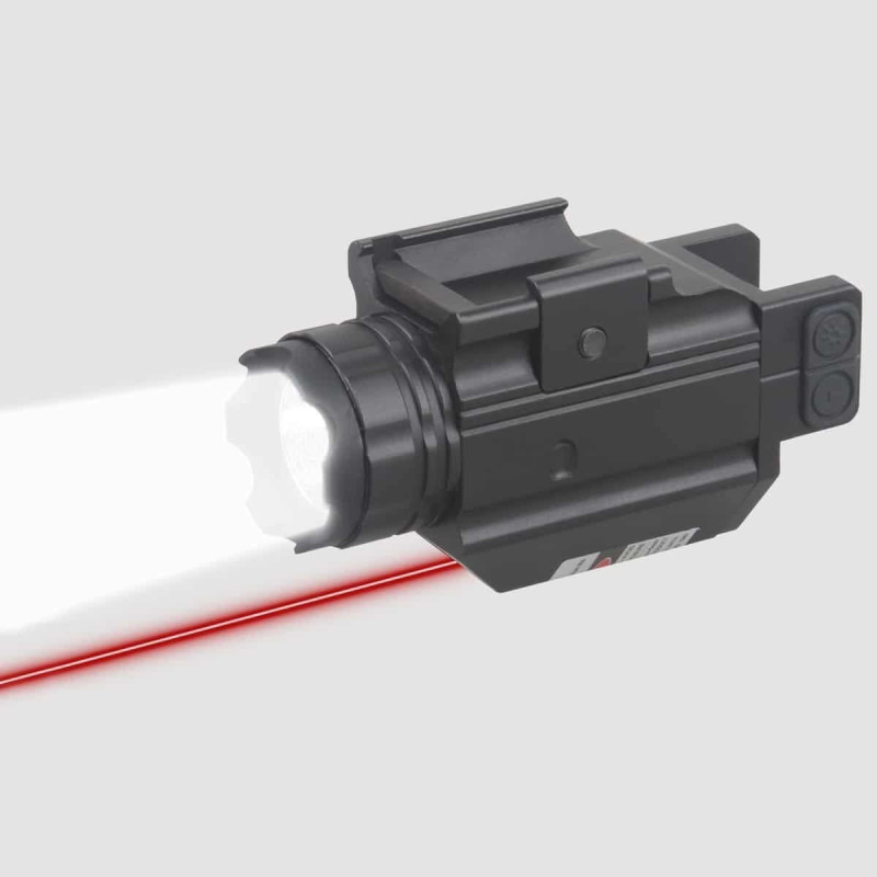 Подствольный фонарь+лазерный целеуказатель (2 в 1) Vector Optics Doublecross Compact красный лазер
