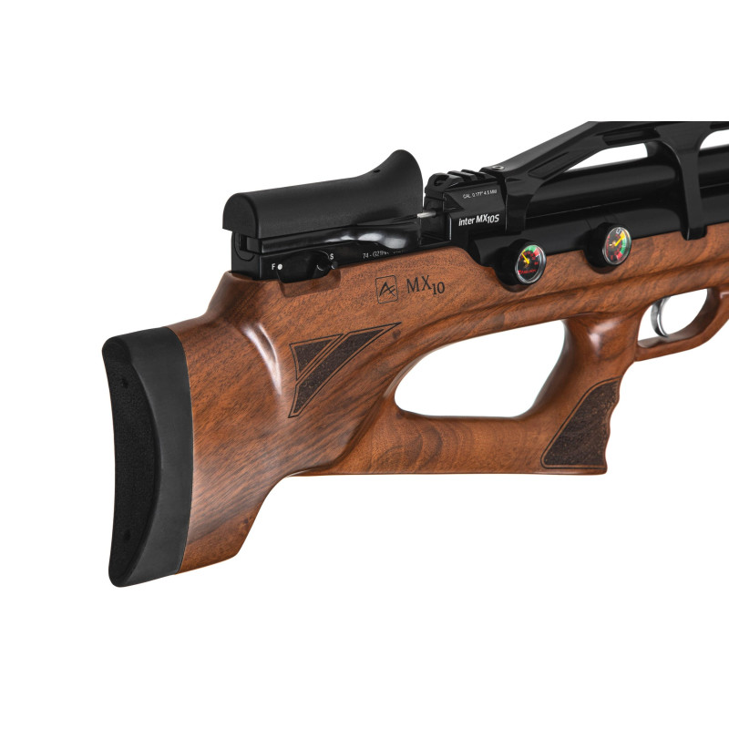 Пневматическая Редукторная PCP винтовка  Aselkon MX10-S Wood  кал. 4.5 дерево