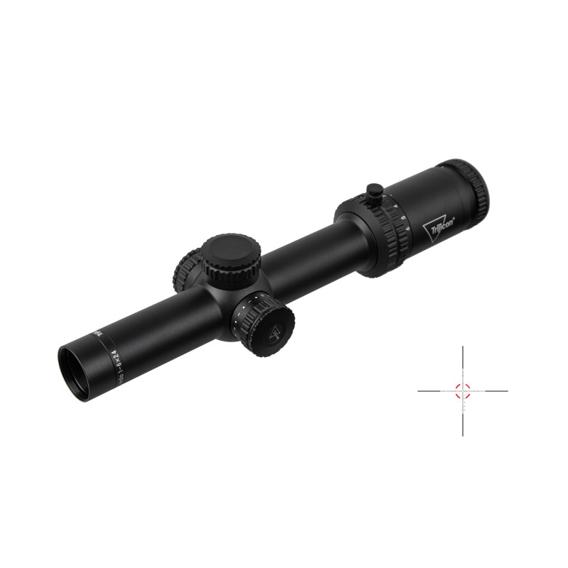 Оптичний приціл TRIJICON Credo 1-6x24 (30 мм) illum. MRAD Segmented Circle FFP Red