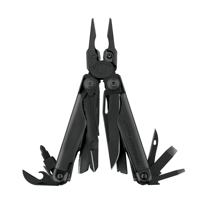 Мультиинструмент Leatherman Surge Black, нейлоновый чехол Molle