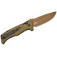 Нож Benchmade "Sibert Mini Auto Adamas", олива