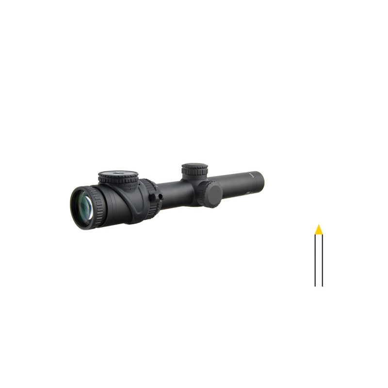 Оптичний приціл TRIJICON AccuPoint 1-6x24 (30 мм) illum. BAC Amber Triangle Tritium/Fiber Optics SFP