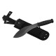 Кукри-мачете Ka-Bar Combat Kukri, чорний, нейлоновий чохол 