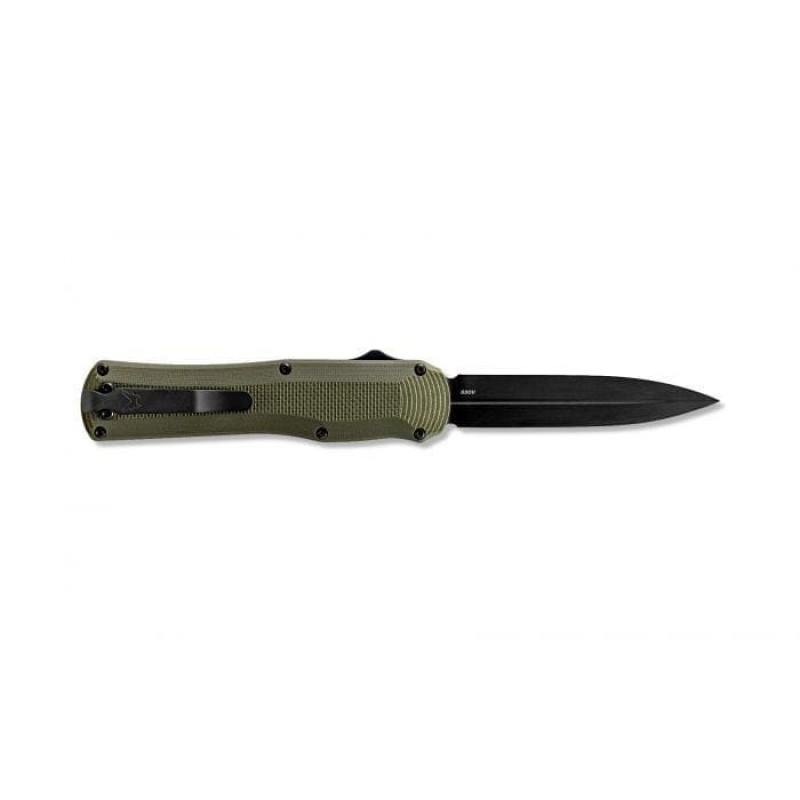 Нож Benchmade "Autocrat Olive", OTF, Auto