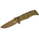 Нож Benchmade "Sibert Mini Auto Adamas", олива