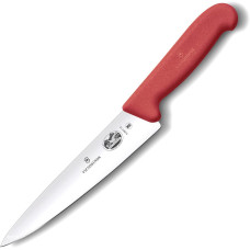 Ніж кухонний обробний Victorinox Fibrox 15 см червоний