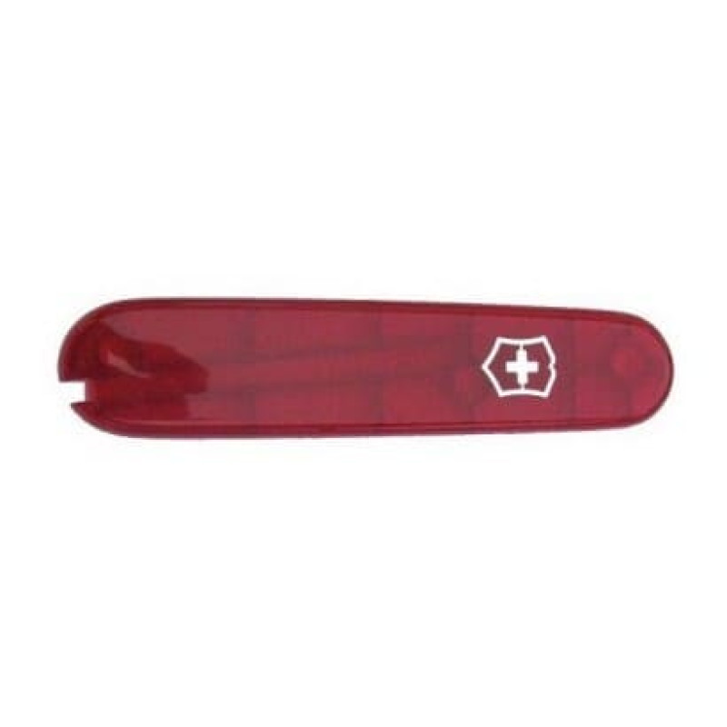 Накладка рукояти Victorinox передняя, красная прозрачная , 91 мм