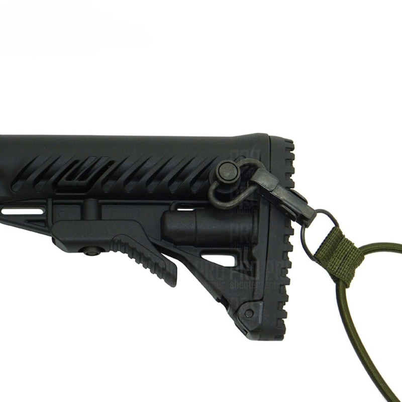 Приклад складний з амортизатором та пістолетною рукояткою FAB для Mossberg 500, чорний