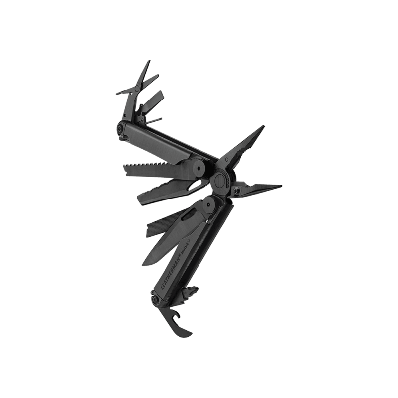Мультиинструмент  Leatherman Wave Plus Black, нейлоновый чехол Molle