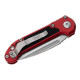 Нож Microtech L.U.D.T. S/E Gen III,  stonewash клинок, красная рукоять