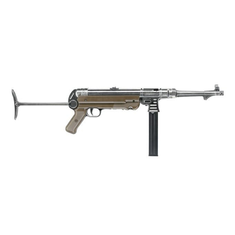 Пневматический пистолет-пулемёт Umarex Legends MP40 Blowback кал.4,5мм Full Auto