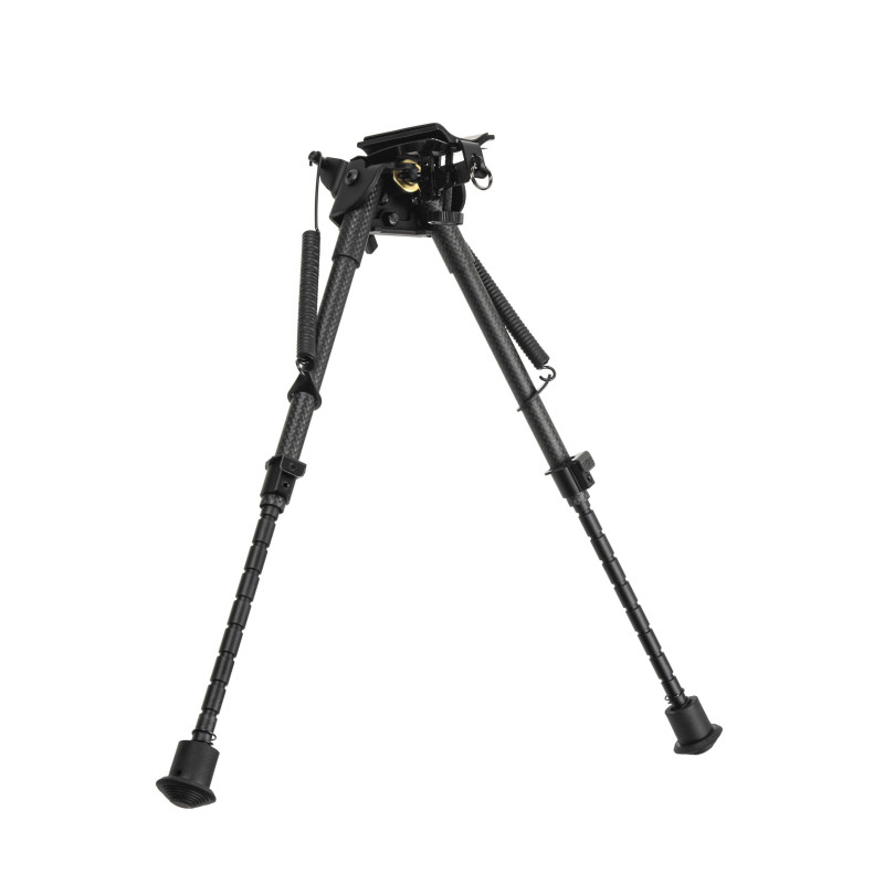 Сошки Vector Optics 230-345 мм Карбоновое волокно, подпружиненные с рычагом