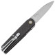 Нож SRM Qrick 408L-KB, Sandvik 14C28N, G10 + carbon fiber, черный