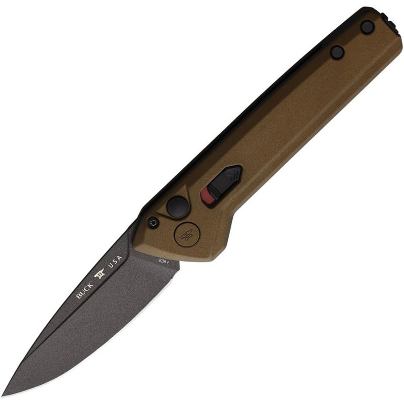 Нож Buck "Deploy, Auto Burnt Bronze"