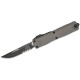 Нож Microtech Ultratech Gen III OTF, ZBP D/E, tatical, полусеррейтор, серый