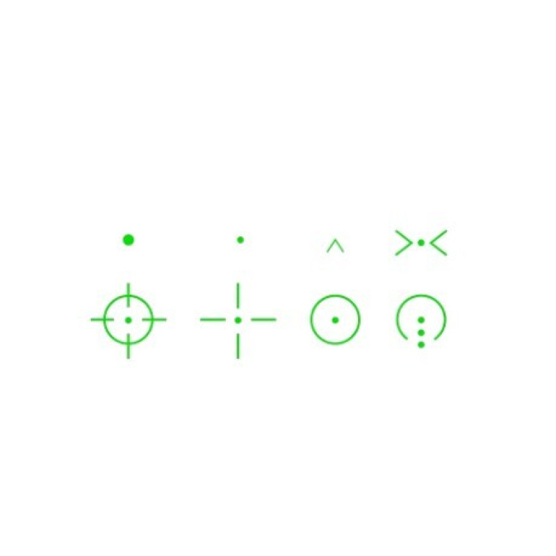 Прицел коллиматорный Vector Optics SRD 1x27х39 EIGHT-RETICLE Red & Green Illum.