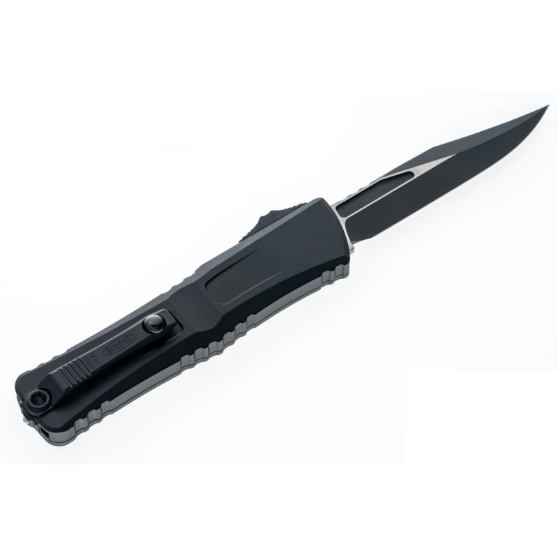 Нож Microtech Combat Troodon Gen III OTF, bowie tactical, черный
