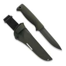 Ніж Peltonen M07 покриття cerakote OD, хакі, хакі композитний чохол