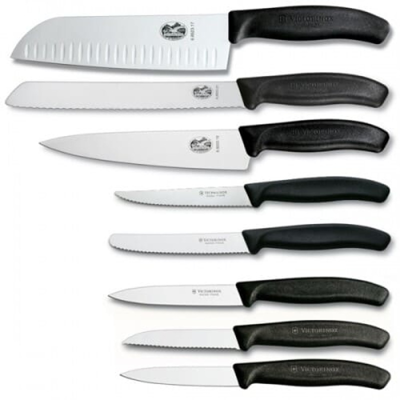Набор кухонных ножей Victorinox (8 предметов)