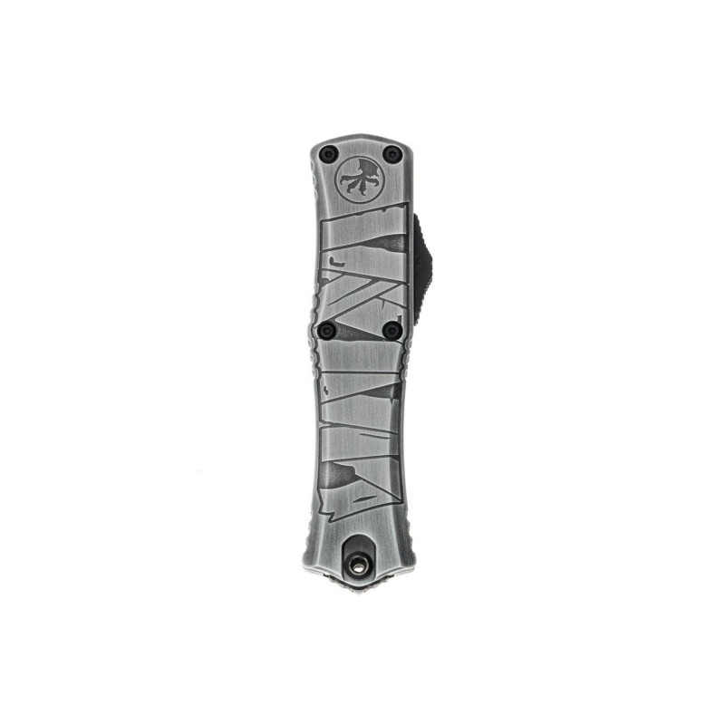 Нож Microtech Hera II Mini D/E OTF, Signature Brushed Metal Mummy