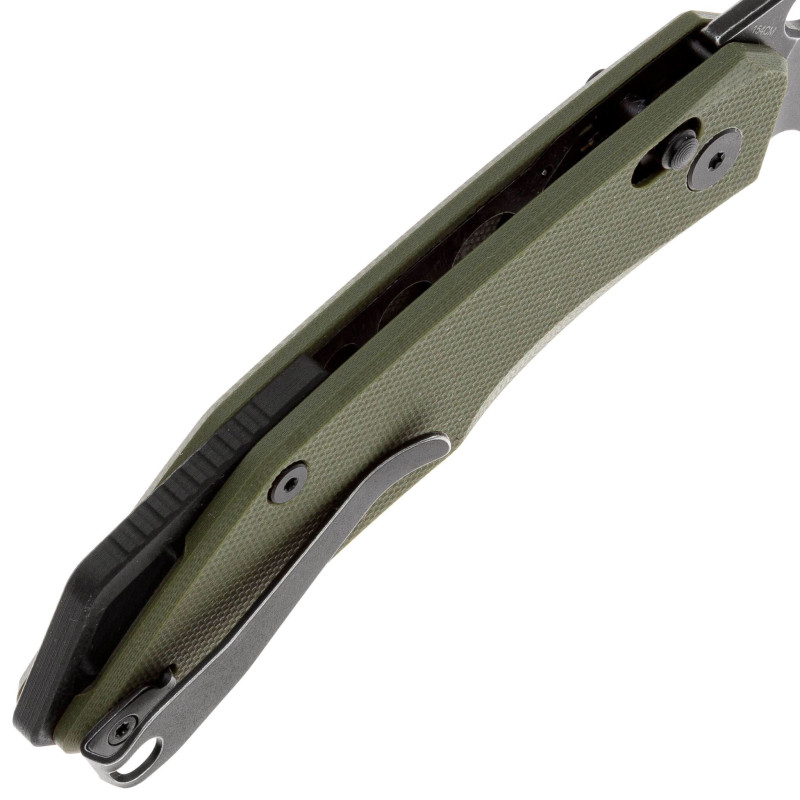Нож SRM Cub 261M-GP, 154CM, G10, олива