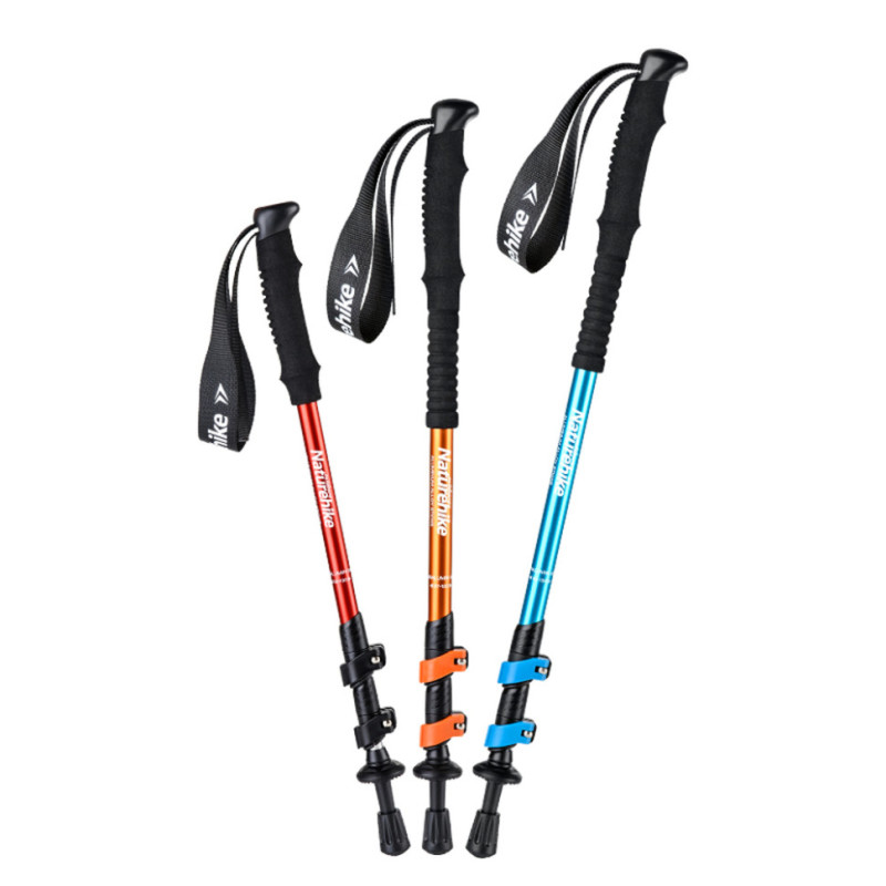 Трекінгова палиця 3-сек. Naturehike Women 6061 AL NH17D001-Z, 57-120 см, алюміній, зелена