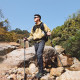Трекінгова палиця Naturehike CNK2450DS012, 103-120 см, синя