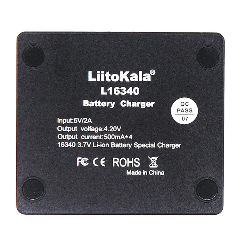 Універсальний  зарядний пристрій LiitoKala Lii-L16340 на 4 канали