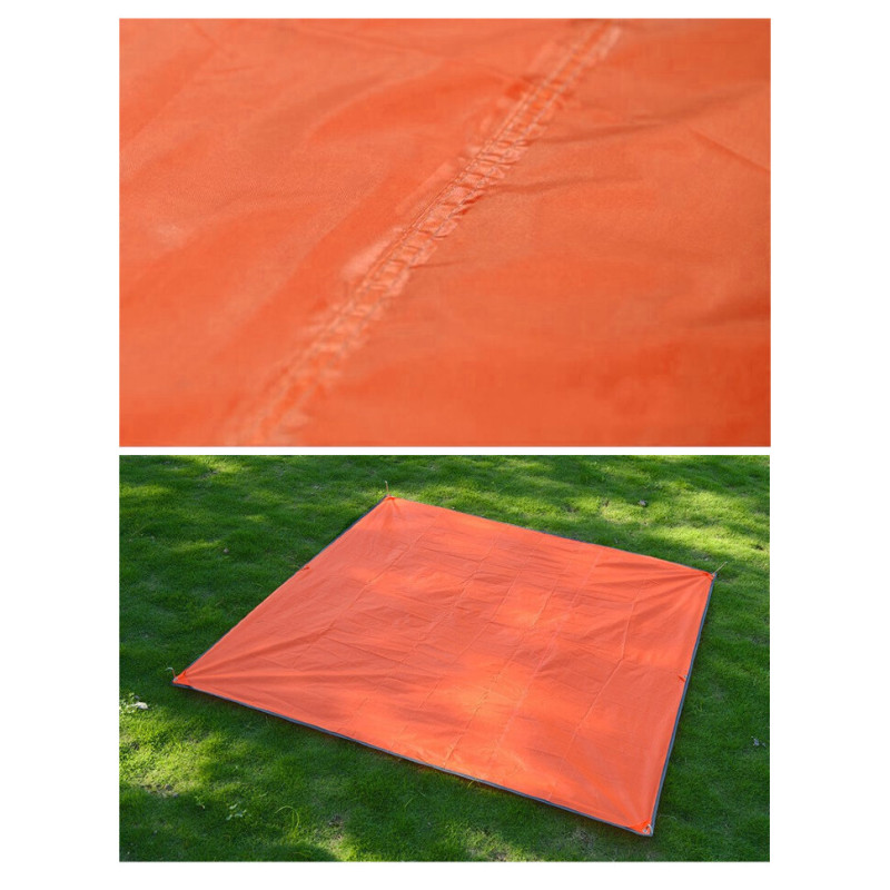 Тент универсальний Naturehike 210T NH15D005-X, 2,10х2,15м, помаранчевий
