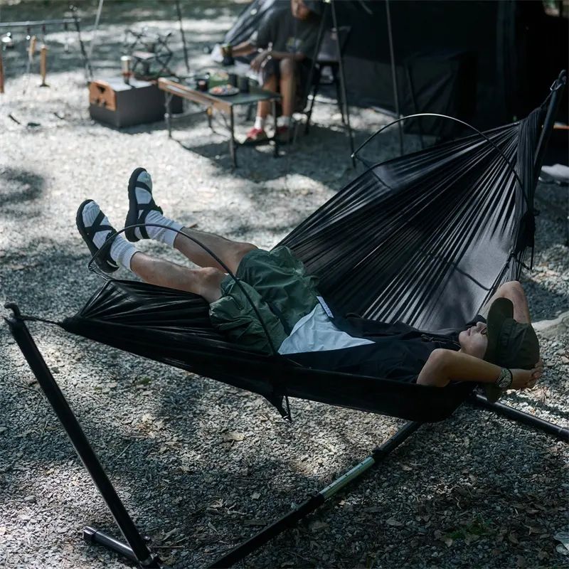 Гамак 3-в-1 із москітною сіткою Naturehike CNH22HJ001, 210T polyester, темно-зелений